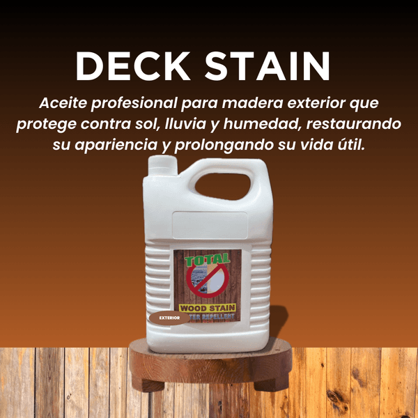 Imagen de Deck Stain aceite profesional presentación de galón